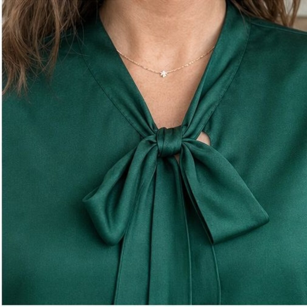 Emerald V Neck Top - Picture 4 of 6